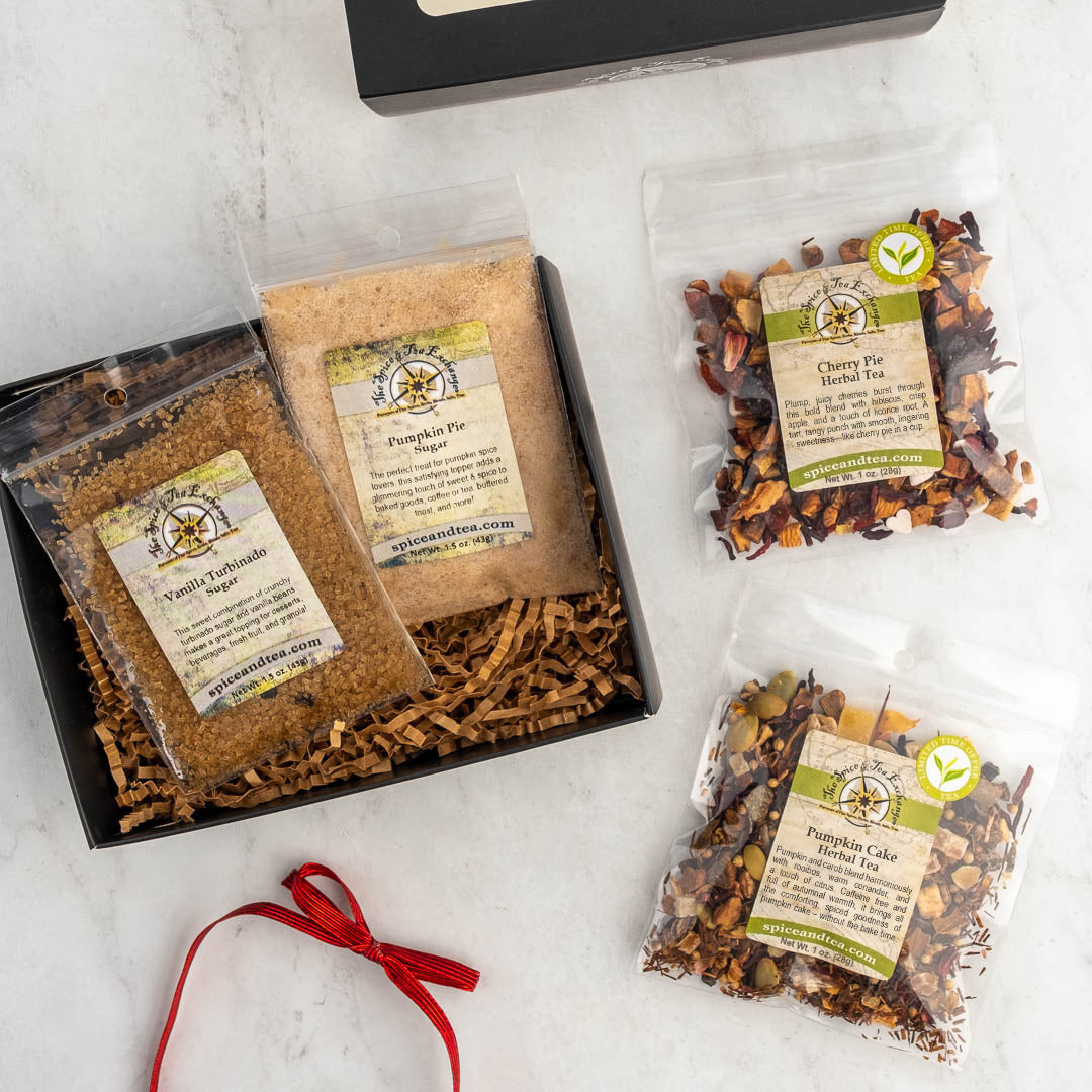 Pie & Tea Dessert Duos Gift Box contents